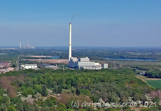 MVA Asdonkshof aus 100 Metern Höhe als Luftbild im April 2020