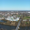 Panorama von Wesel im Februar 2022