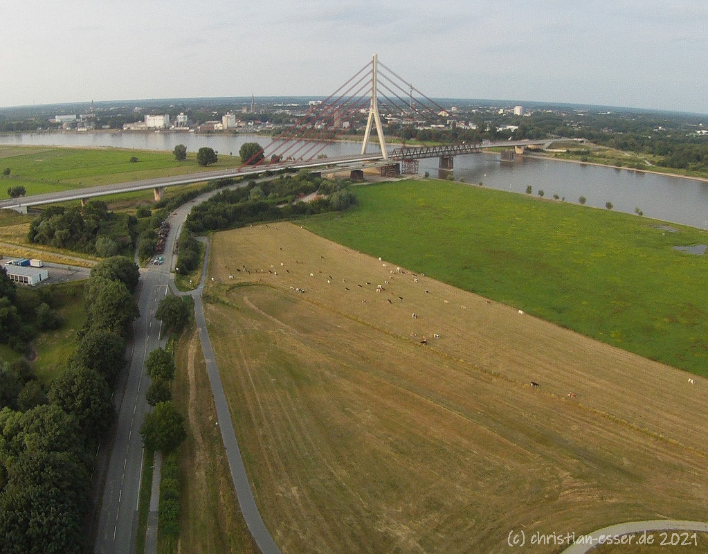 Niederrheinbrücke Wesel 14.07.2013