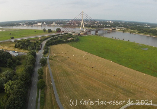 Niederrheinbrücke Wesel 14.07.2013