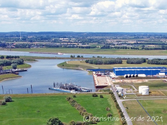 Rhein-Lippe-Hafen im Juni 2020 als Luftbild