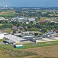 Luftaufnahme der Firma IMI Norgren in Alpen im Juli 2021