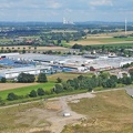 Luftbild der Firma Lemken in Alpen, aus 100 Metern Höhe im Juli 2021