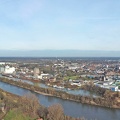 Panoroma Wesel-Rhein im Februar 2022