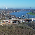 Brückenverschub Neubau A40 bei Duisburg-Homberg