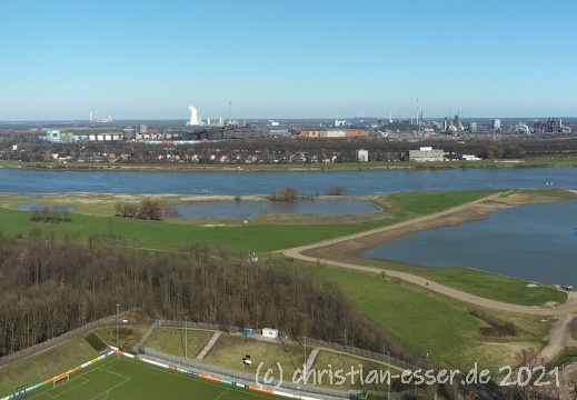 Panorama Beeckerwerth Duisburg 27.02.2022